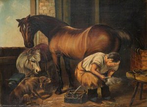 henry challis - Shoeing the Horse