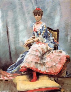 Portrait Of Laure Hayman — Julius Leblanc Stewart