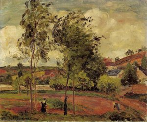 Tuuleleht Pontoisele — Camille Pissarro