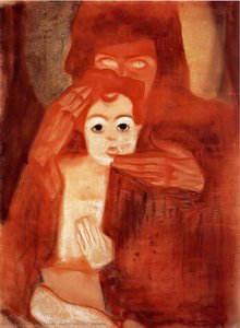 Egon Schiele - Madre E Figlia (madonna)