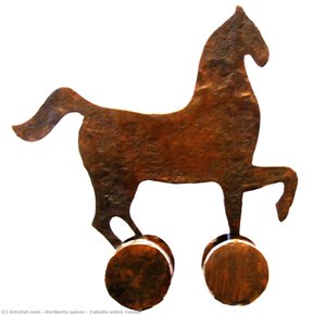 Caballo sobre ruedas