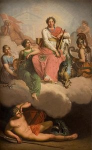 Frederik V As Patron Of Science And Arts — Nicolai Abraham Abildgaard