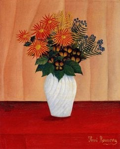 Bouquet Of Flowers — Henri Rousseau, Naïve Art