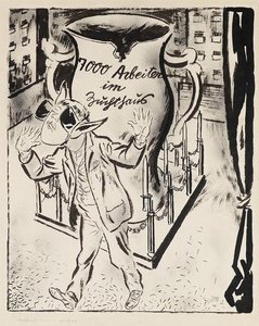 Seven Thousand Workers In Prison — George Grosz