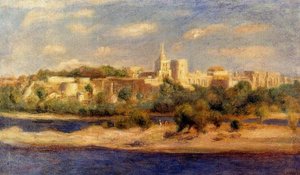 Pierre-Auguste Renoir - Bathers on the Banks of the Thone in Avignon