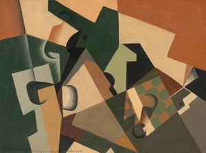 Glass And Checkerboard — Juan Gris, Cubism