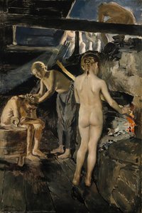 In The Sauna — Akseli Gallen-kallela