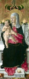 The Virgin And Child Enthroned — Giorgio Schiavone