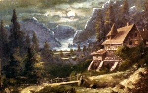 Chalet, (painting) — Samuel Thomas Beniams