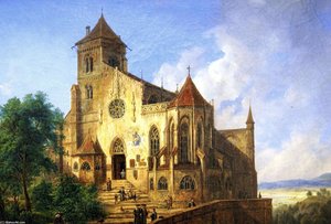 Landscape With A Church — Domenico Quaglio