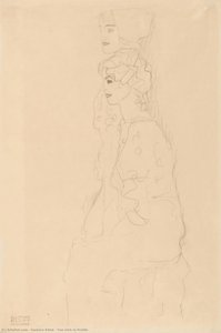 Gustave Klimt - Deux jeunes femmes