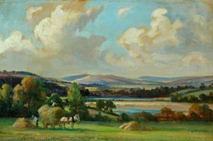 Haymaking In Yorkshire — Ernest Higgins Rigg