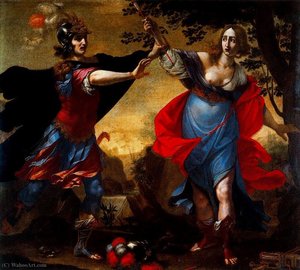 Цезарь Дандини - Rinaldo y Armida, Uffizi
