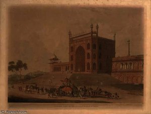 The Eastern Gate Of The Jummah Musjid At Delhi — Thomas Daniell