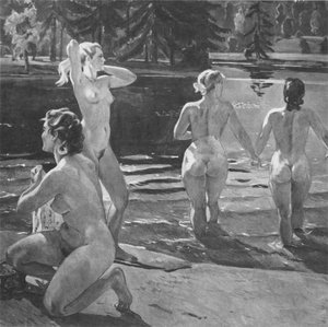Bathers — Aleksandr Deyneka