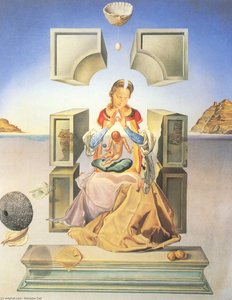 The First Study For The Madonna Of Port Lligat — Salvador Dalí