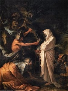 Salvador Rosa - The Shade of Samuel Appears to Saul