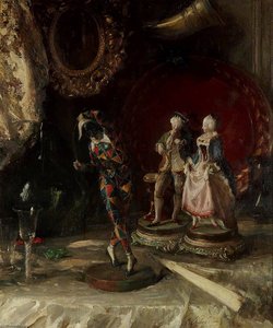 Still Life – Harlequin — George Ogilvy Reid