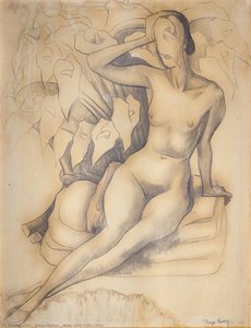 Diego Rivera - Nude with Calla Lilies