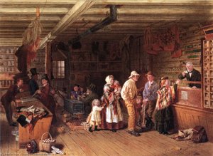 The Village Post Office — Thomas Waterman Wood