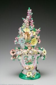 Covered Potpourri Vase — Longton Hall