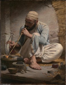 The Arab Jeweler — Charles Sprague Pearce