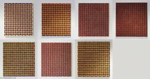 Chequerboards (polyptych) - bob brighton