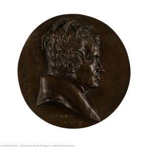 André-marie Ampère — Pierre-jean David D’angers, Neoclassical Romanticism