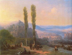 View Of Tiflis — Iwan Aiwazowski