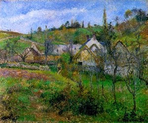 Le Valhermeil, Near Pontoise — 피사로, Impressionism
