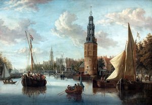 Embarkation Of Soldiers Near The Montelbaanstoren