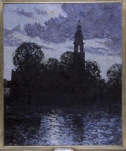 Clair De Lune Au Faou (titre Attribué) Clair De Lune À Morgat (ancien Titre) — Maxime Emile Louis Maufra