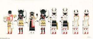 Buffalo Deer Dance — Awa Tsireh