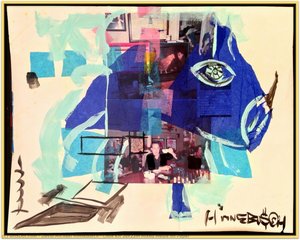 Cook Kit 28x22in Mixed Media On Paper — Девід Майкл Гіннебуш