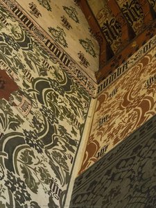 Hand Painted Floral Wall Paintings — Frederick Leach, William Morris