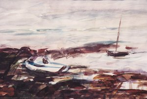 Quietness On The Ocean — Мария Бозоки, Expressionism