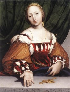 Hans Holbein Der Jüngere - Lais Von Korinth