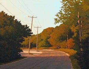 Road By The Pond — James Holland, Realism