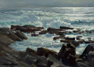 Stanley Cursiter - Between the Showers, Fair Isle