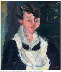 Jeune Servante (Waiting Maid, also known as La Soubrette) - Chaim Soutine