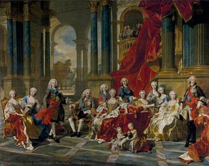 Louis Michel van Loo - The Family of Philip V