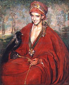 Arabe Con Pajaro Harun