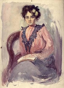 Anna (artist's Wife), (painting) — Phineas E Paist