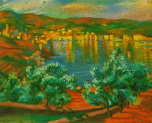 Salvador Dalí - Festivalul Sfântului Lucia La Villamalla, 1921