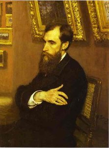 Portrait Of Pavel Tretyakov, Founder Of The Tretyakov Gallery — Ilya Yefímovich Repin, Realism