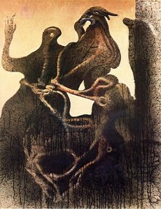 Birth Of Zoomorph Couple — Max Ernst