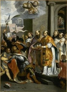 Saint Bernard And The Duke Of Aquitaine — Marten Pepijn