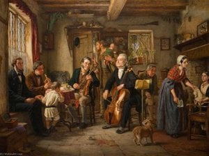 A Philharmonic Rehearsal In A Farmhouse — John Evans Hodgson