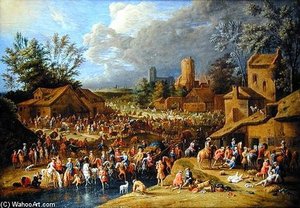 Soldiers Looting A Village — Pieter Casteels