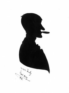 Silhouette On Glass